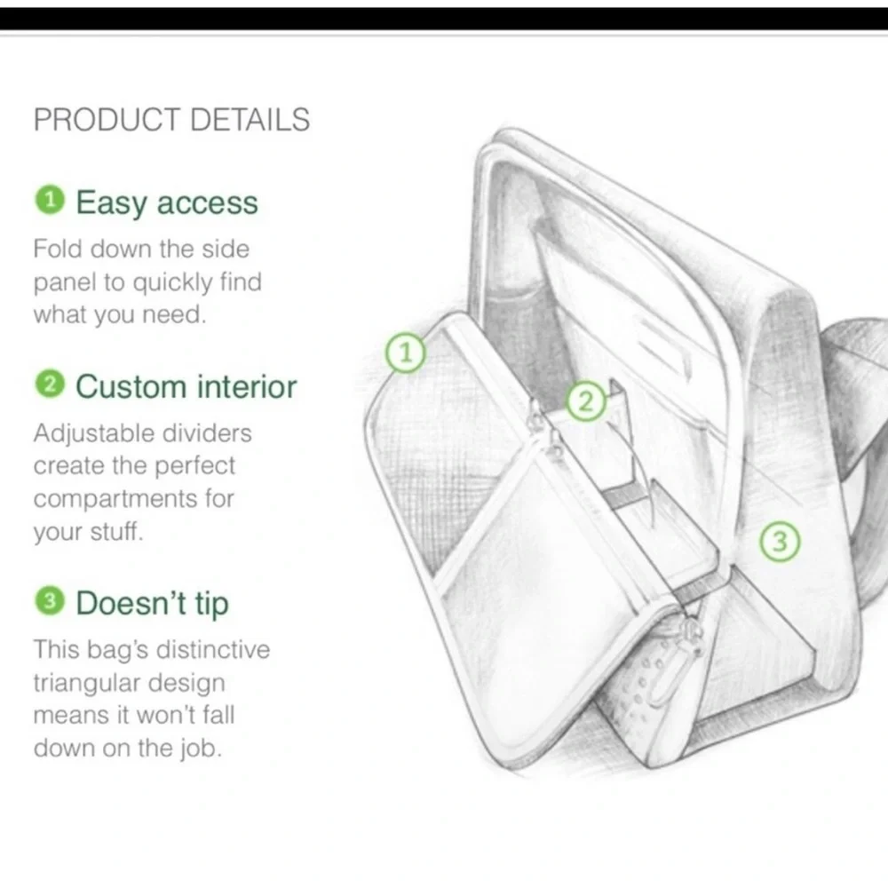 Evernote × AbrAsus Triangle Commuter Bag - Picture 14 of 15